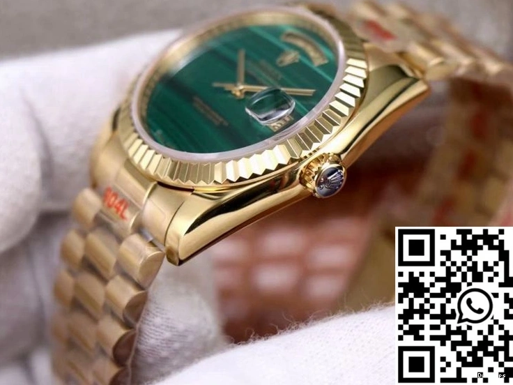 Malachite Day Rolex Date Green 18238 President Dial 0329